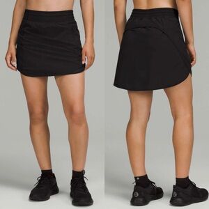 Lululemon Hotty Hot High-Rise Skirt Long, Black 6